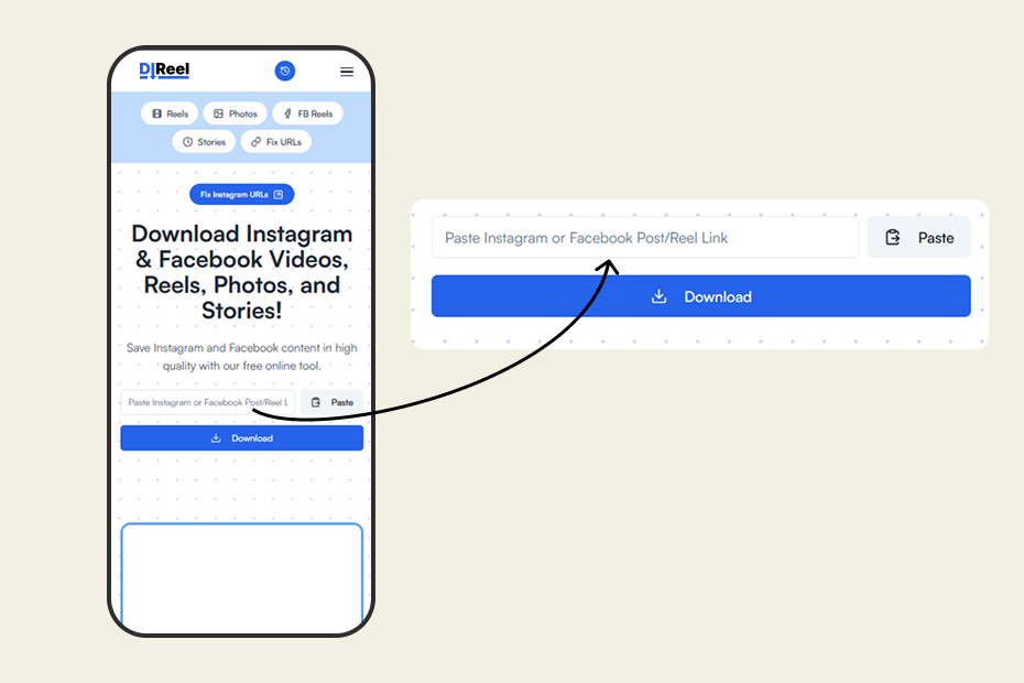 Download reel website